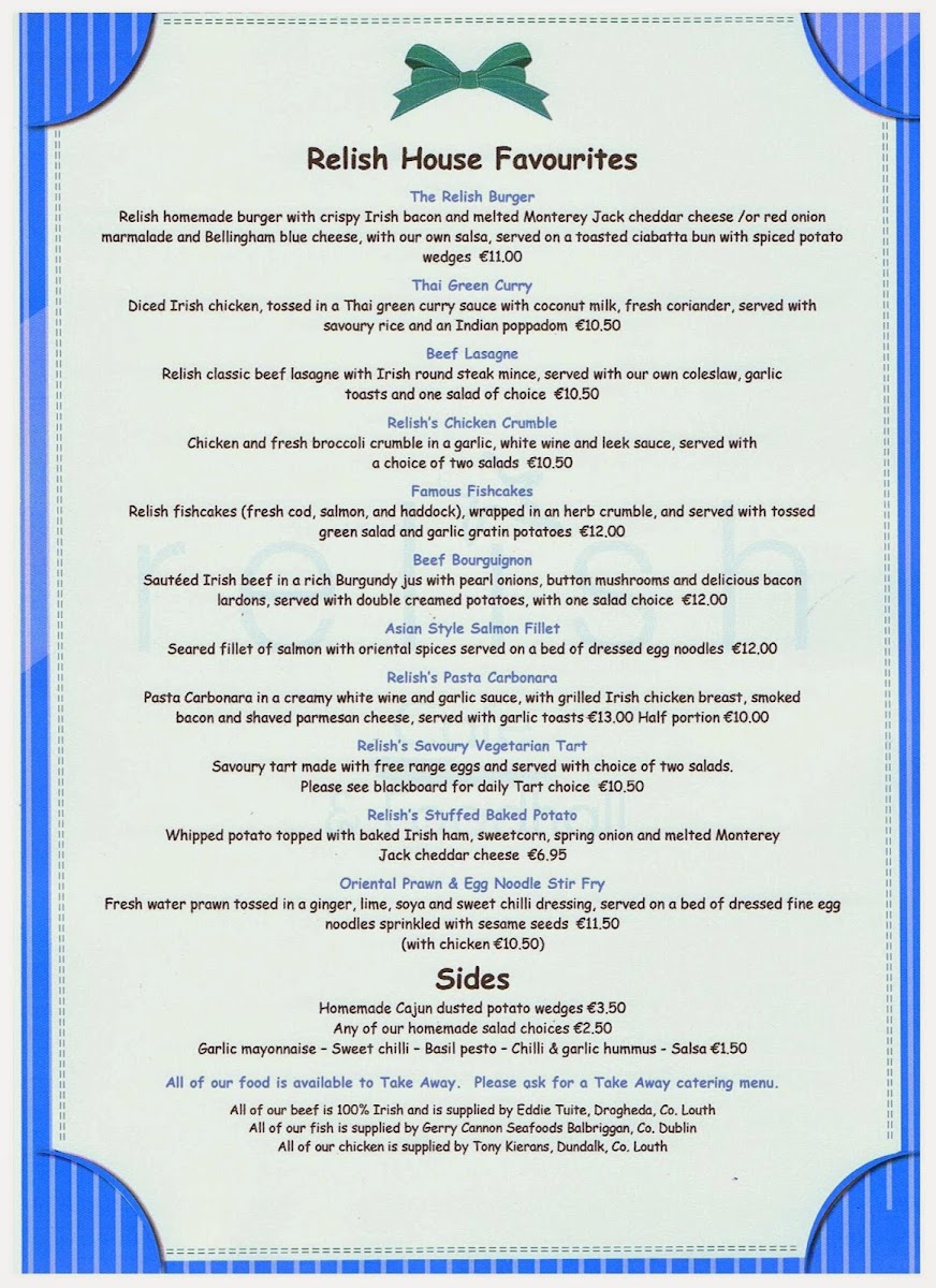 Menu Relish Cafe & Foodhall-4