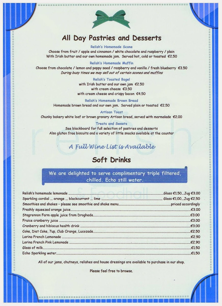 Menu Relish Cafe & Foodhall-5