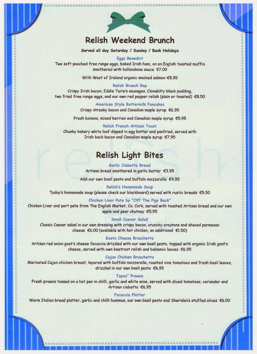 Menu Relish Cafe & Foodhall-7